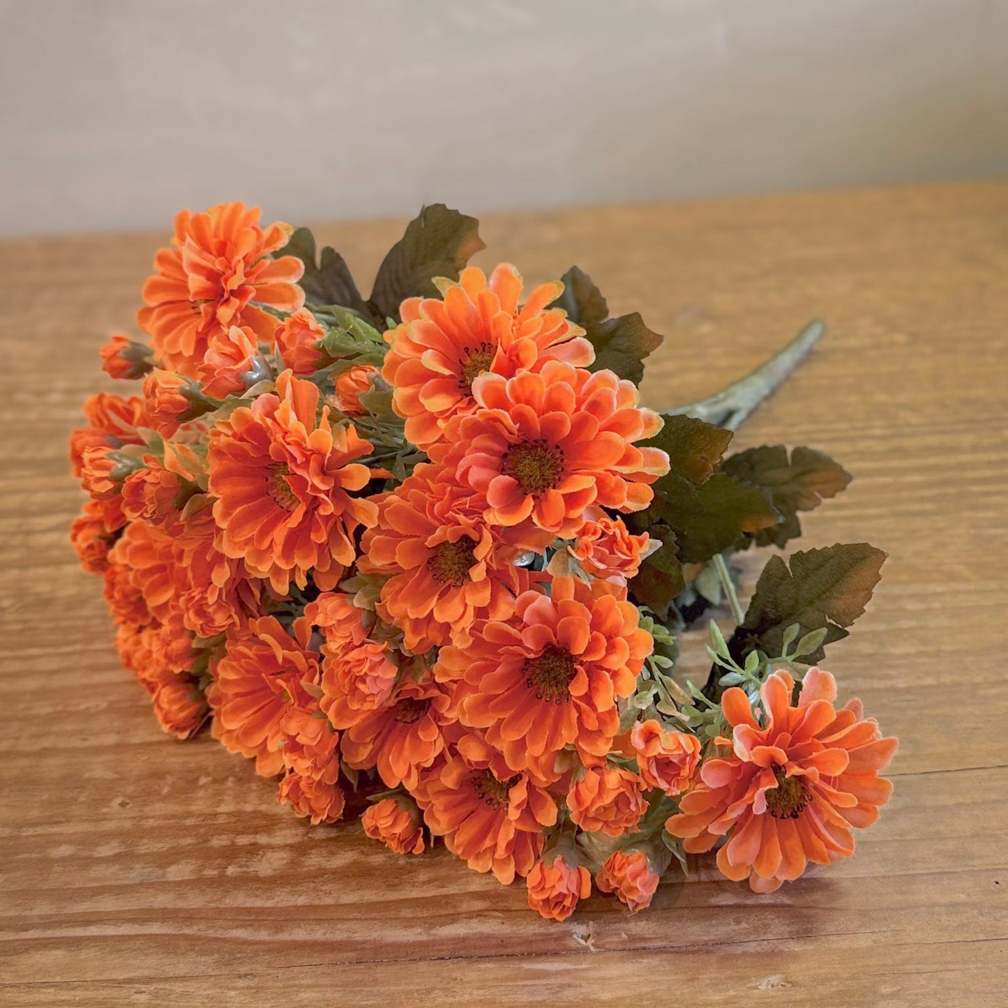 15" Orange Chrysanthemums
