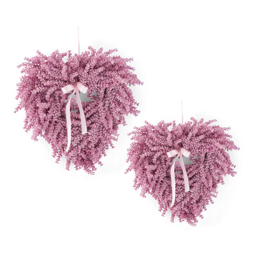 Heart Wreaths - 2 Sizes and 2 Colors