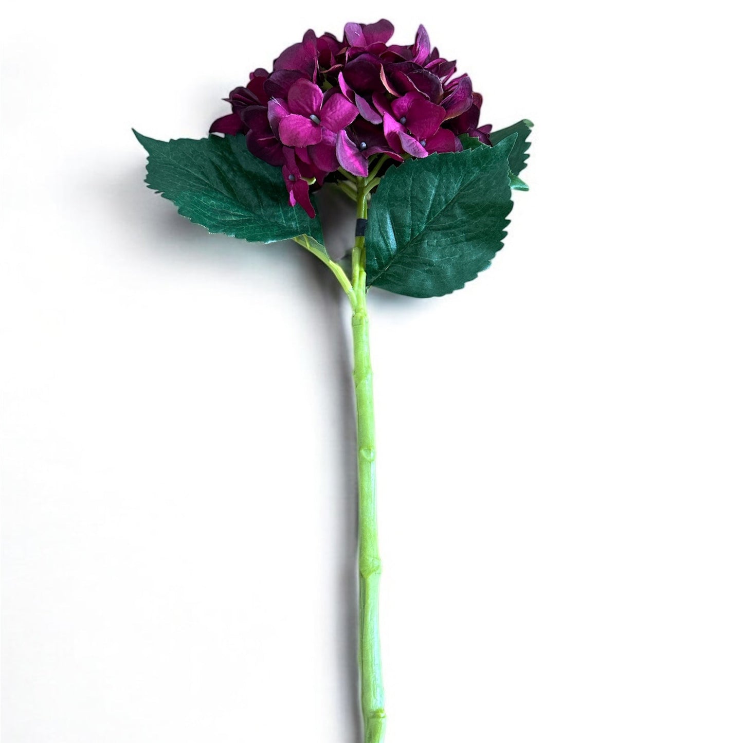 18" Hydrangea Stem in Eggplant