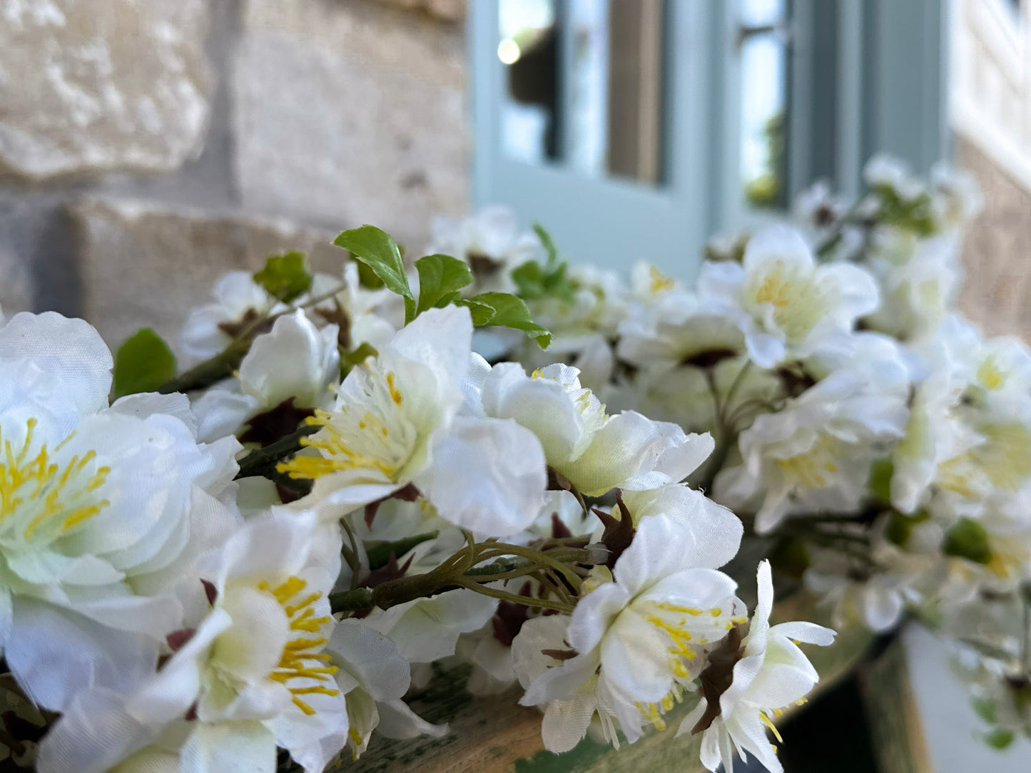48" Apple Blossom Stem