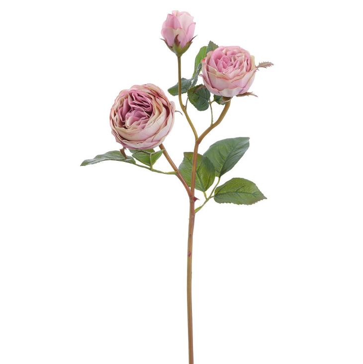 21" Real Touch Rose Spray in Lavender