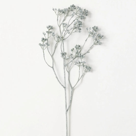 Dark Green Brilliant Berries Stem