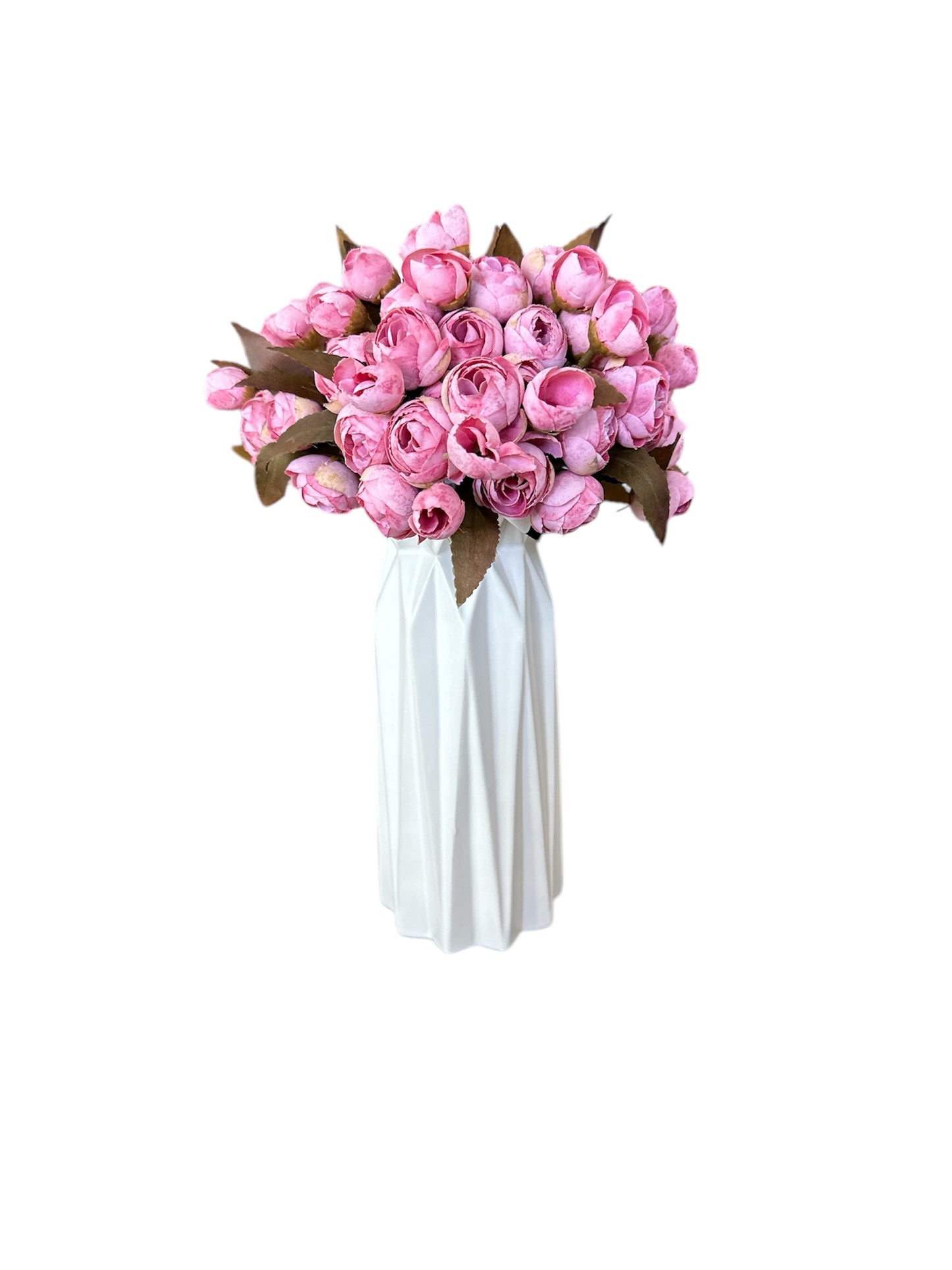 10.5 Inch Pink Mini Ranunculus Bud Bundle (5 Stem)
