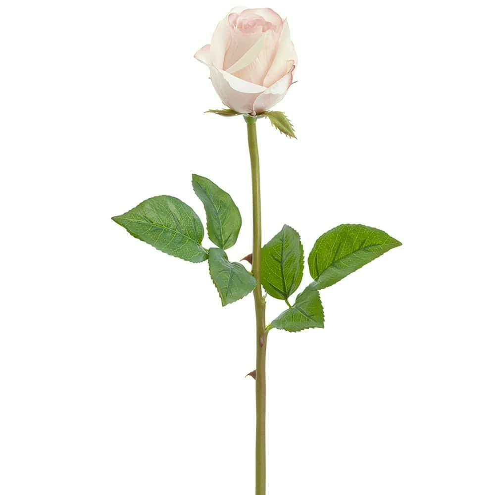 22" Real Touch Rose Bud Spray Peach