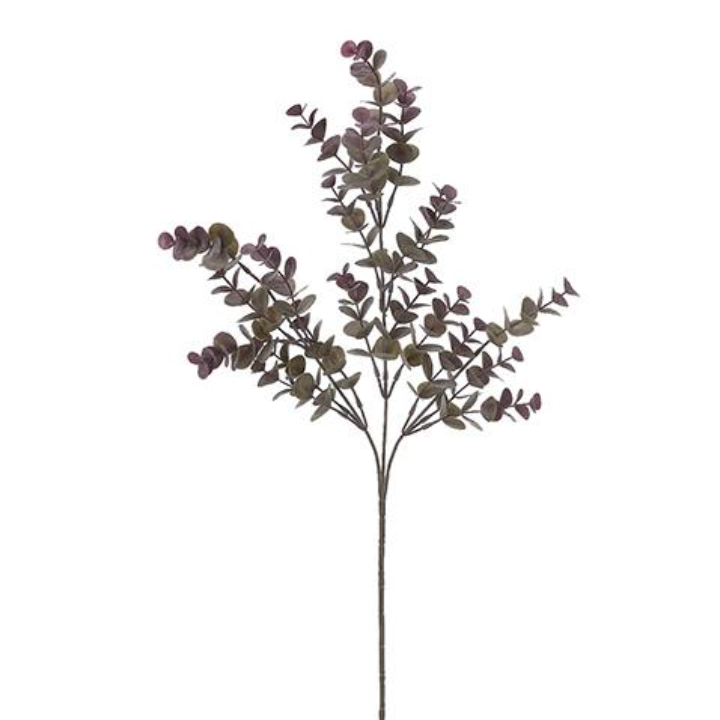 27" Eucalyptus Spray in Gray/Purple