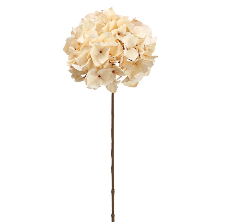 30" Hydrangea Spray Beige/Pink