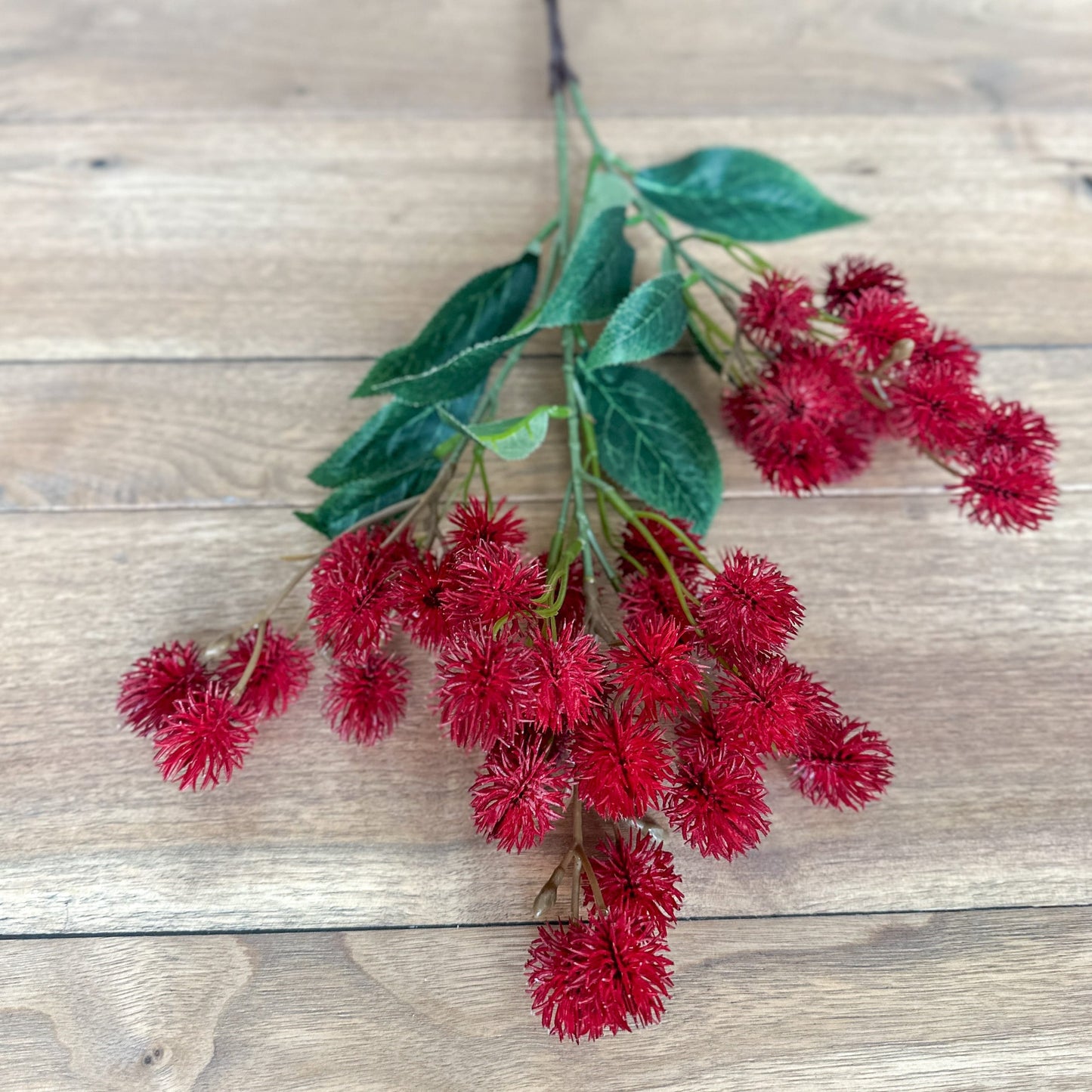 30 INCH RED Thistle Spray