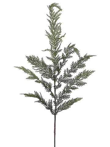 30" Artificial Cedar Spray - Winter Greenery