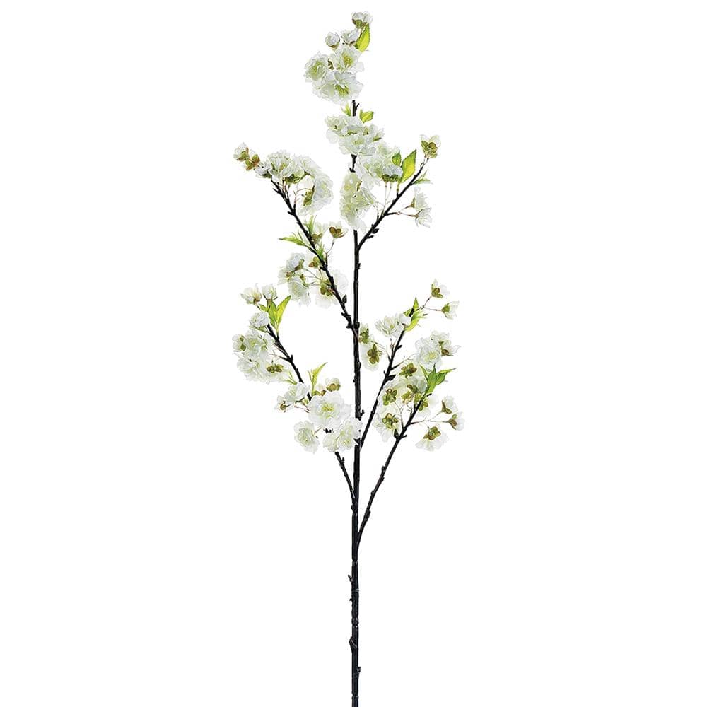 45" Cherry Blossom Spray white