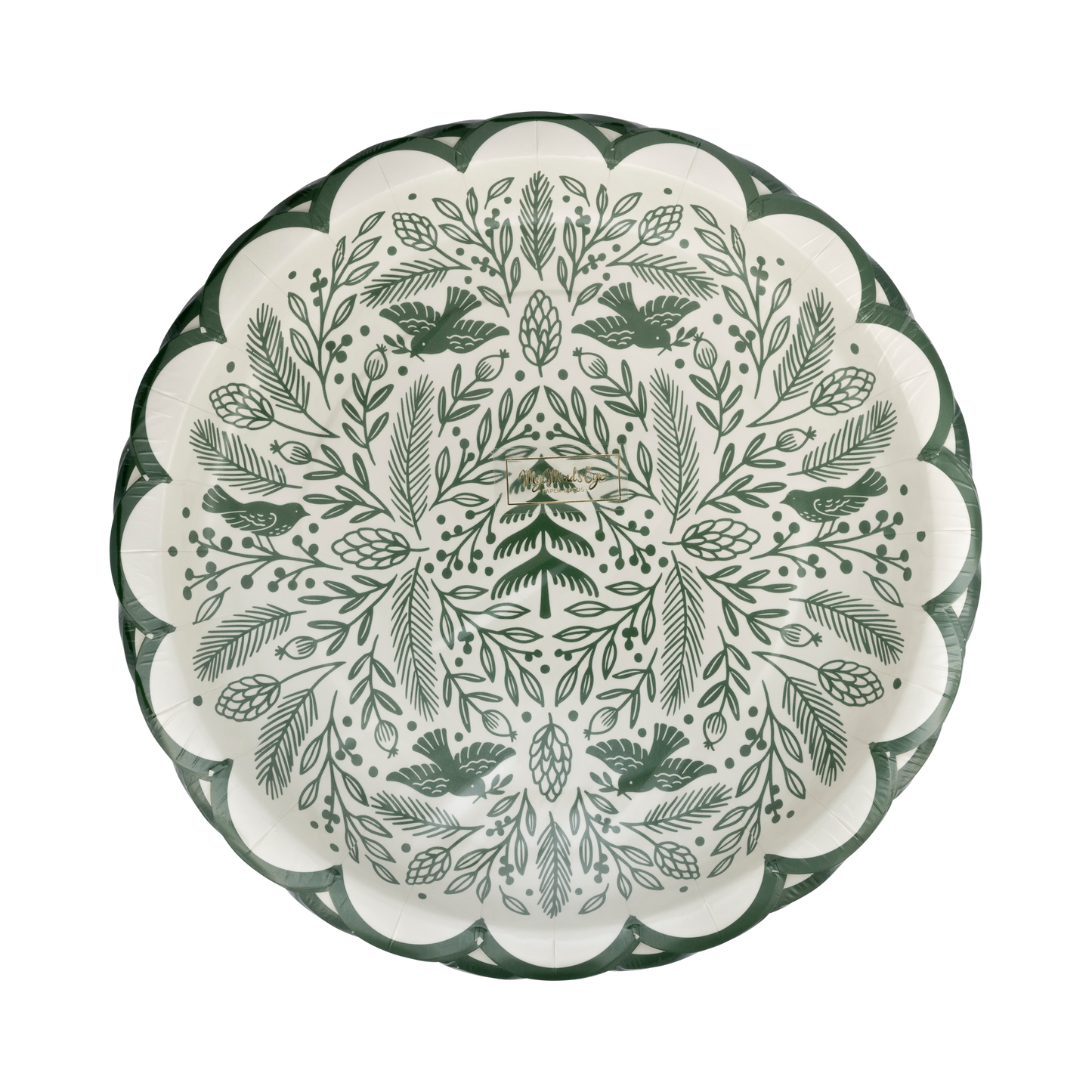 My Minds Eye - Woodland Scalloped 10" Plate