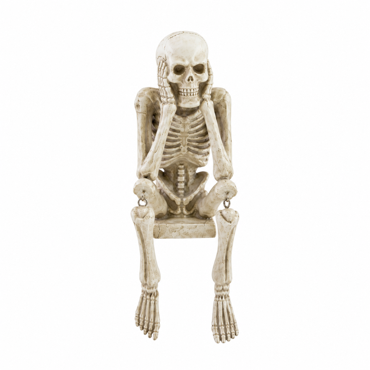 See, Hear & Speak No Evil Skeleton Shelf Sitters β Set of 3