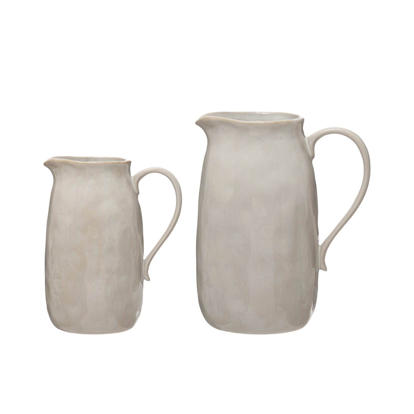 Stoneware Reactive Glaze Pitcher - 2 Sizes