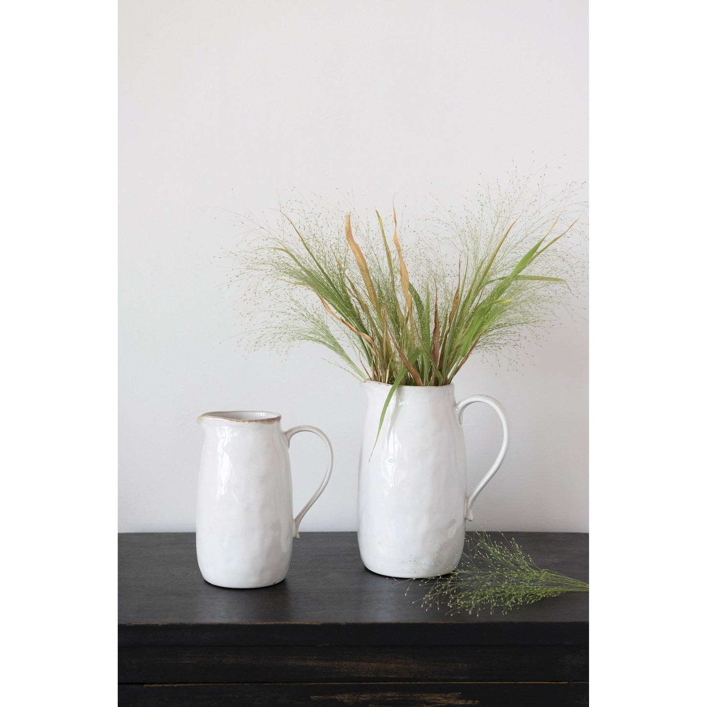 Stoneware Reactive Glaze Pitcher - 2 Sizes