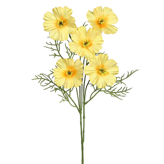 26" Yellow Cosmos Spray