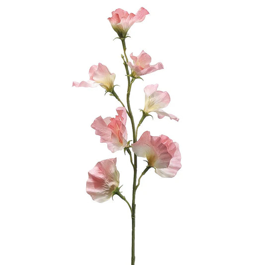 22" Pink Sweet Pea Spray