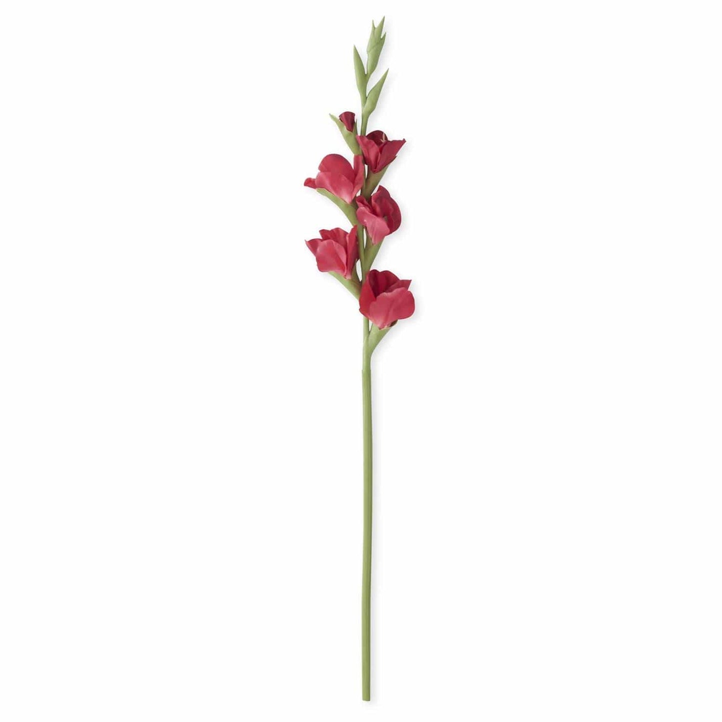 Fuchsia Real Touch Gladiolus Stem 34" - Single Stem Artificial Flower