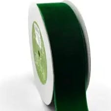 Green Velvet Ribbon 1.5"