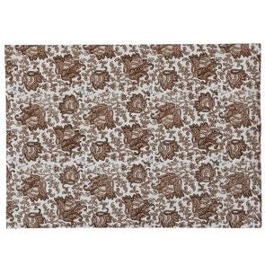 Handmade Block Print Recycled Gift Wrapping Paper, 12 Styles (3 Sheets Per Roll)