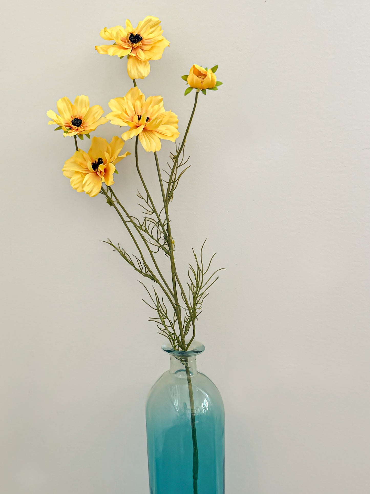 32" Yellow Cosmos Spray