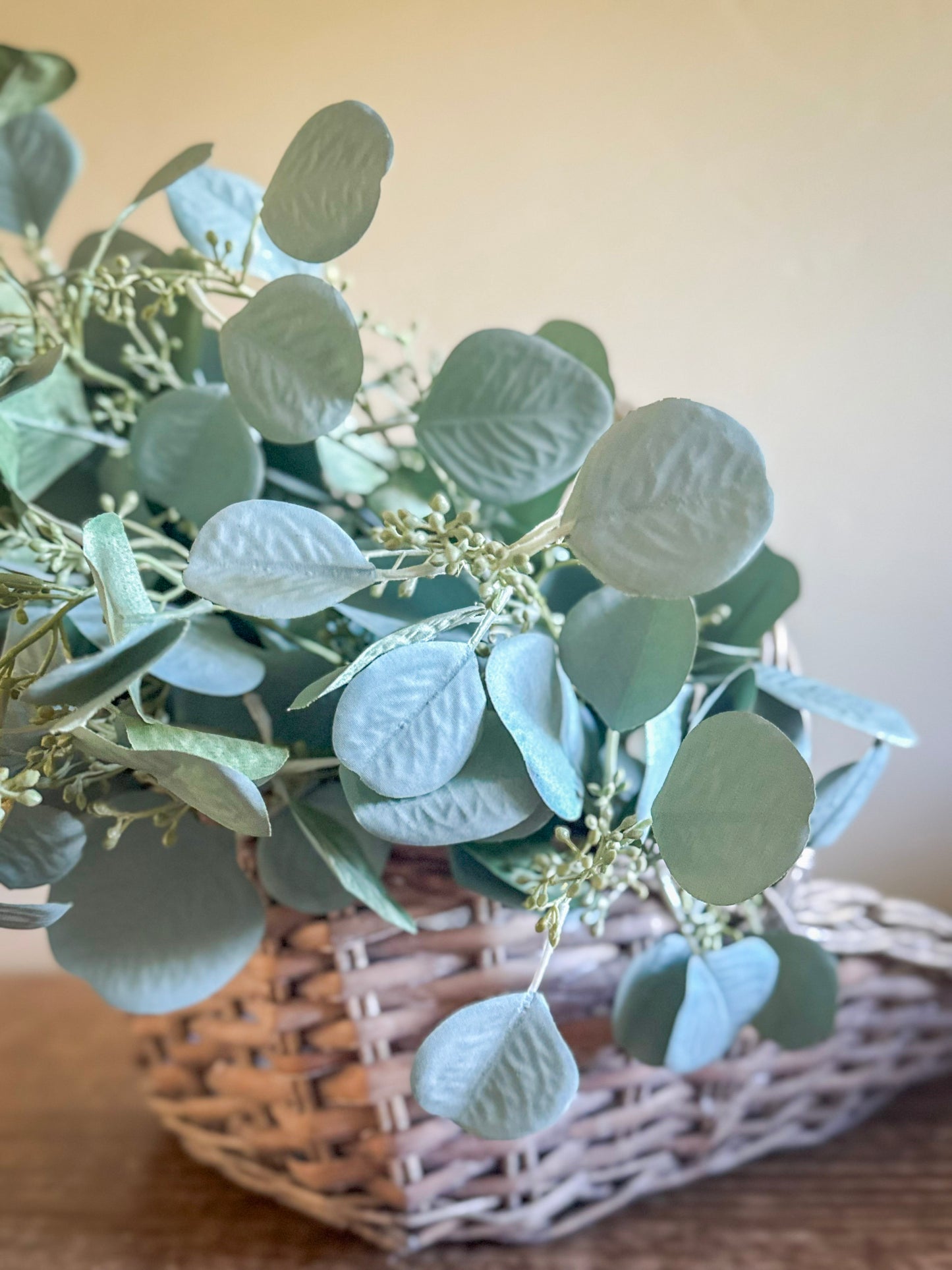 23.5" Blooming Eucalyptus Spray