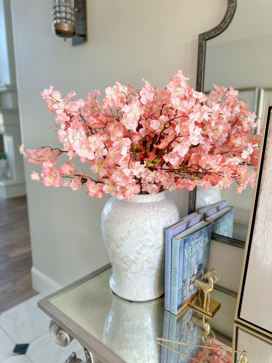 36" Dogwood Stem with Pearl