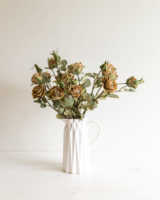 22" Harvest Gold Rose Stem