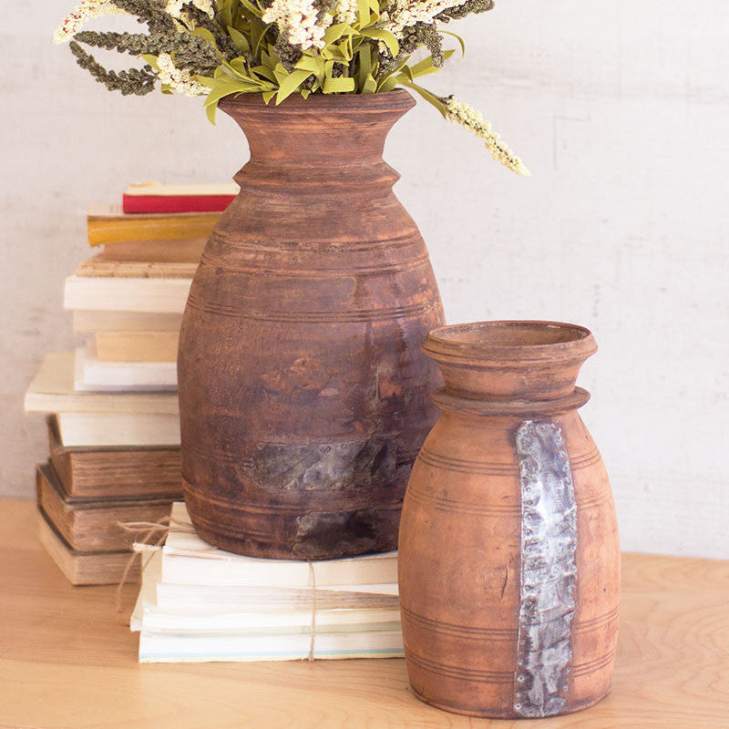 Mango Wood Urns