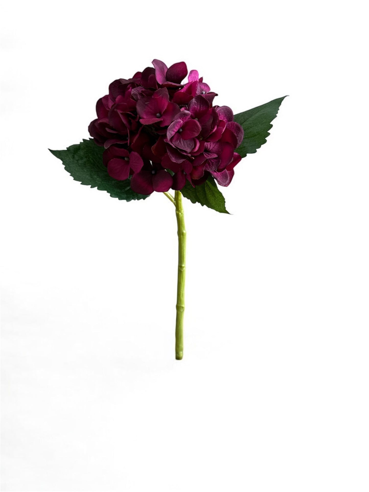 18" Hydrangea Stem in Eggplant