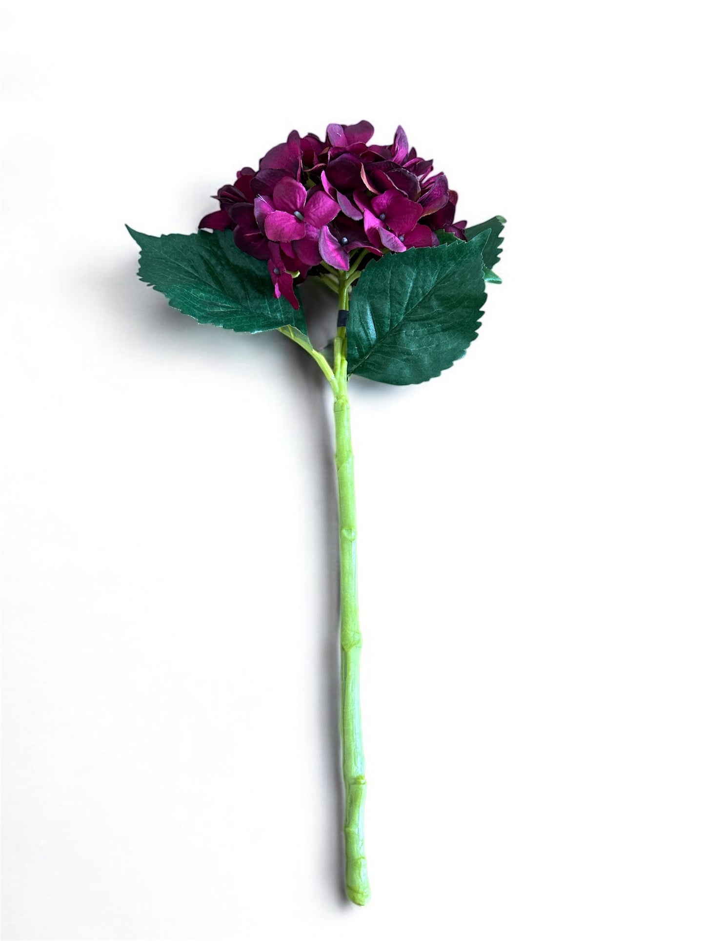 18" Hydrangea Stem in Eggplant