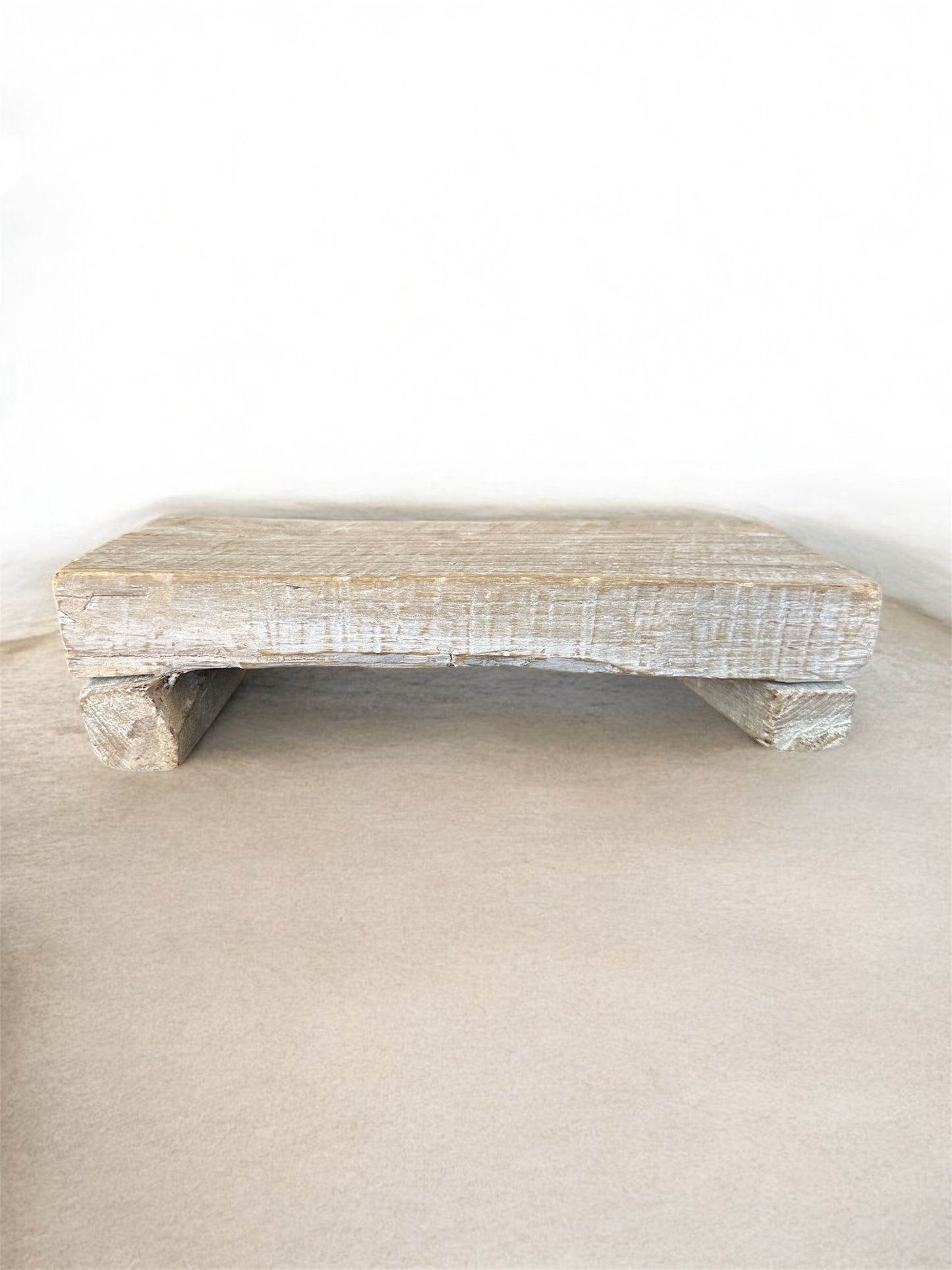 Found Reclaimed Wood Pedestal Tray