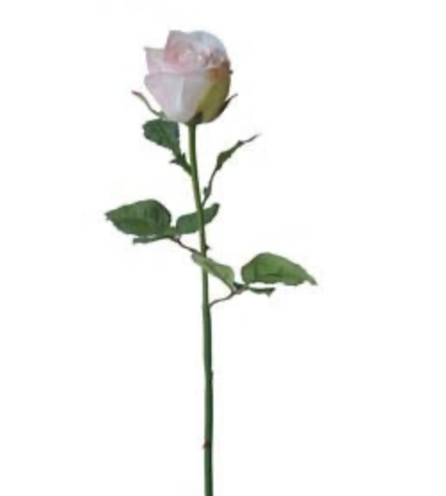 PINK ROSEBUD STEM 19"