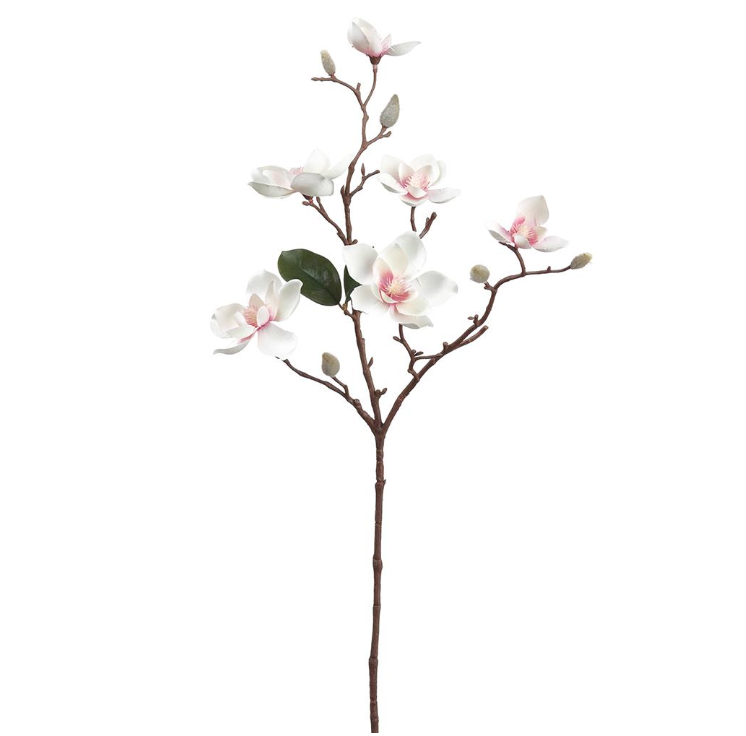 25" Magnolia Spray in Pink and Cream