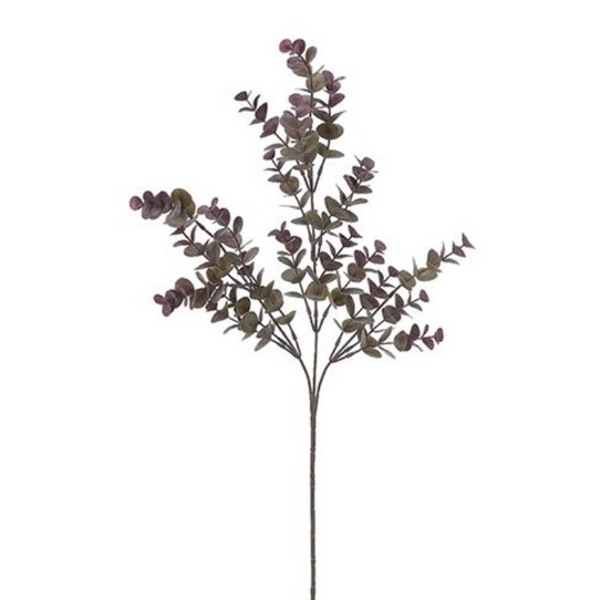 27" Eucalyptus Spray in Gray/Purple