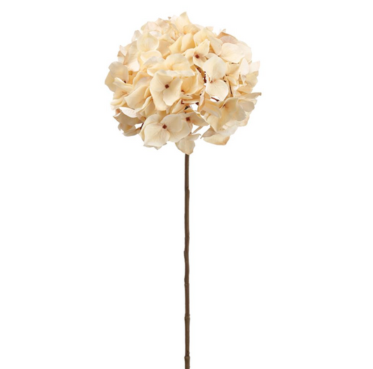 30" Hydrangea Spray Beige/Pink