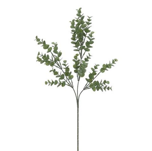 27" Eucalyptus Spray in Green/Gray