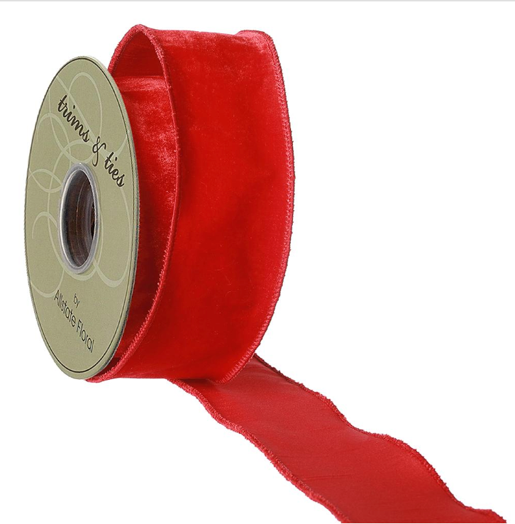2.5" Red Velvet Ribbon