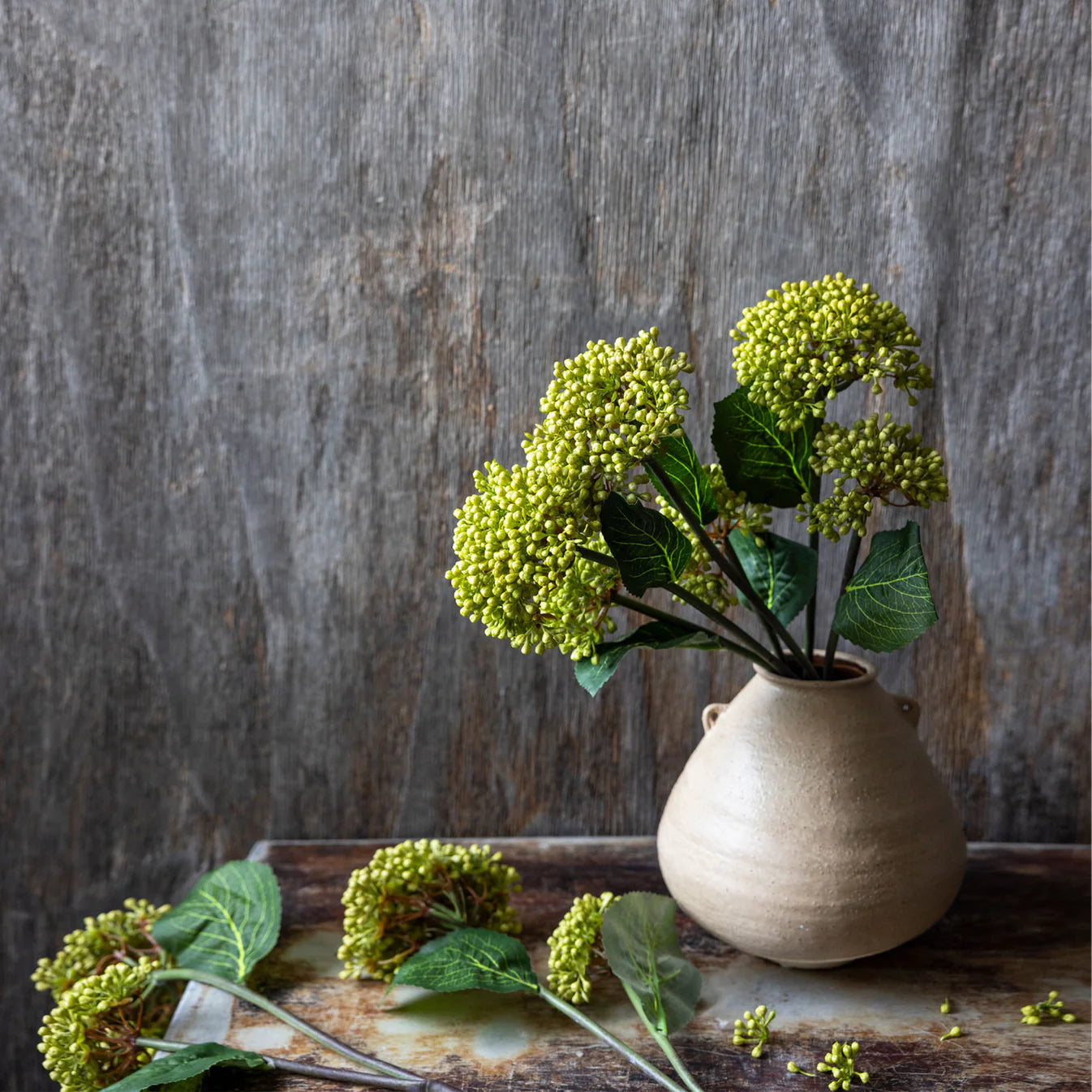 Artificial Viburnum, Olive