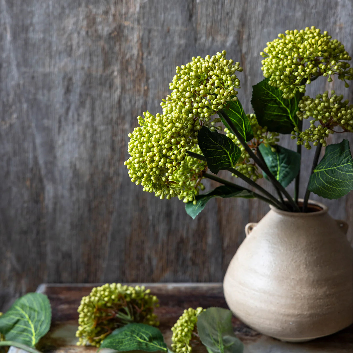 Artificial Viburnum, Olive