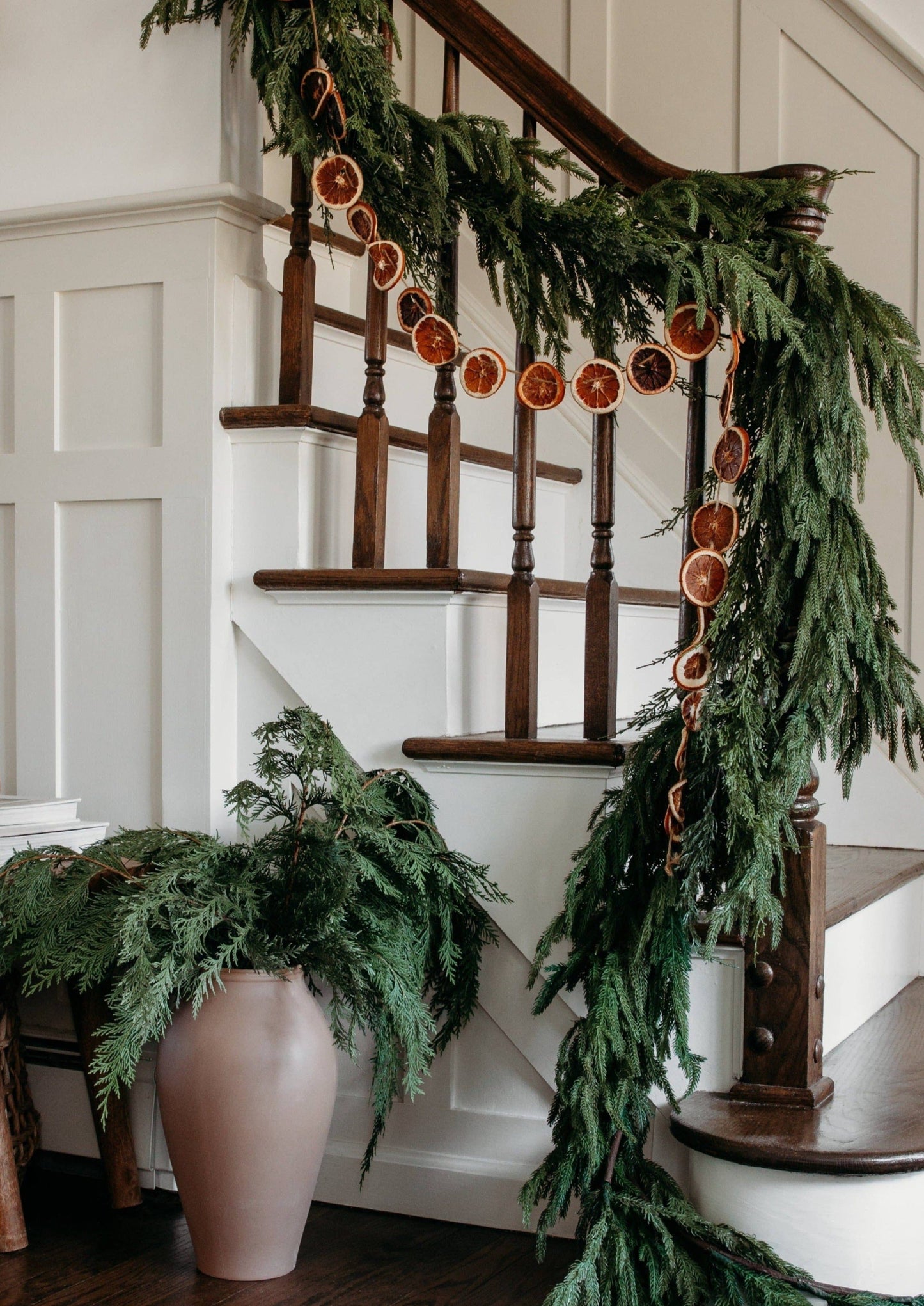Real Touch Deluxe Norfolk Pine Garland - 96"