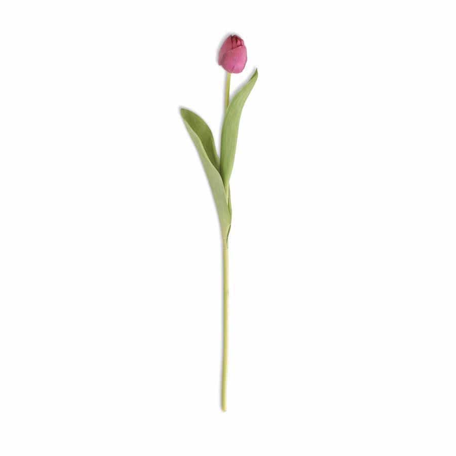 Fuchsia Real Touch Tulip Stem 26.75"