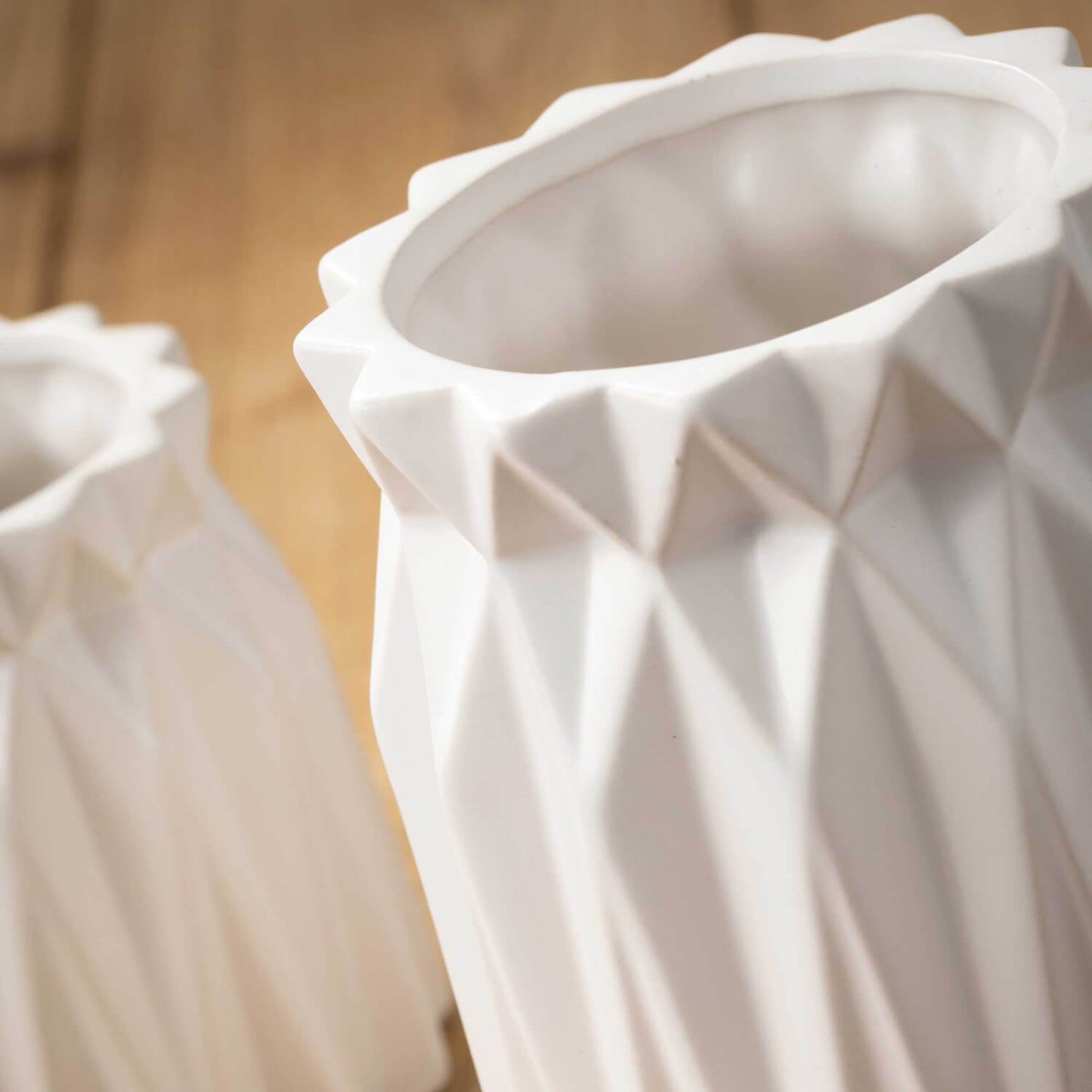 Origami Geometric Vases - Set of Two