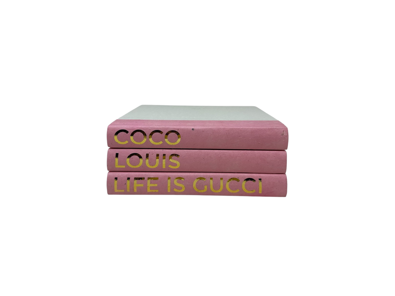 3 Vol Coco, Louis, LIG on Light Pink/ Off-White Covers / 9.5"
