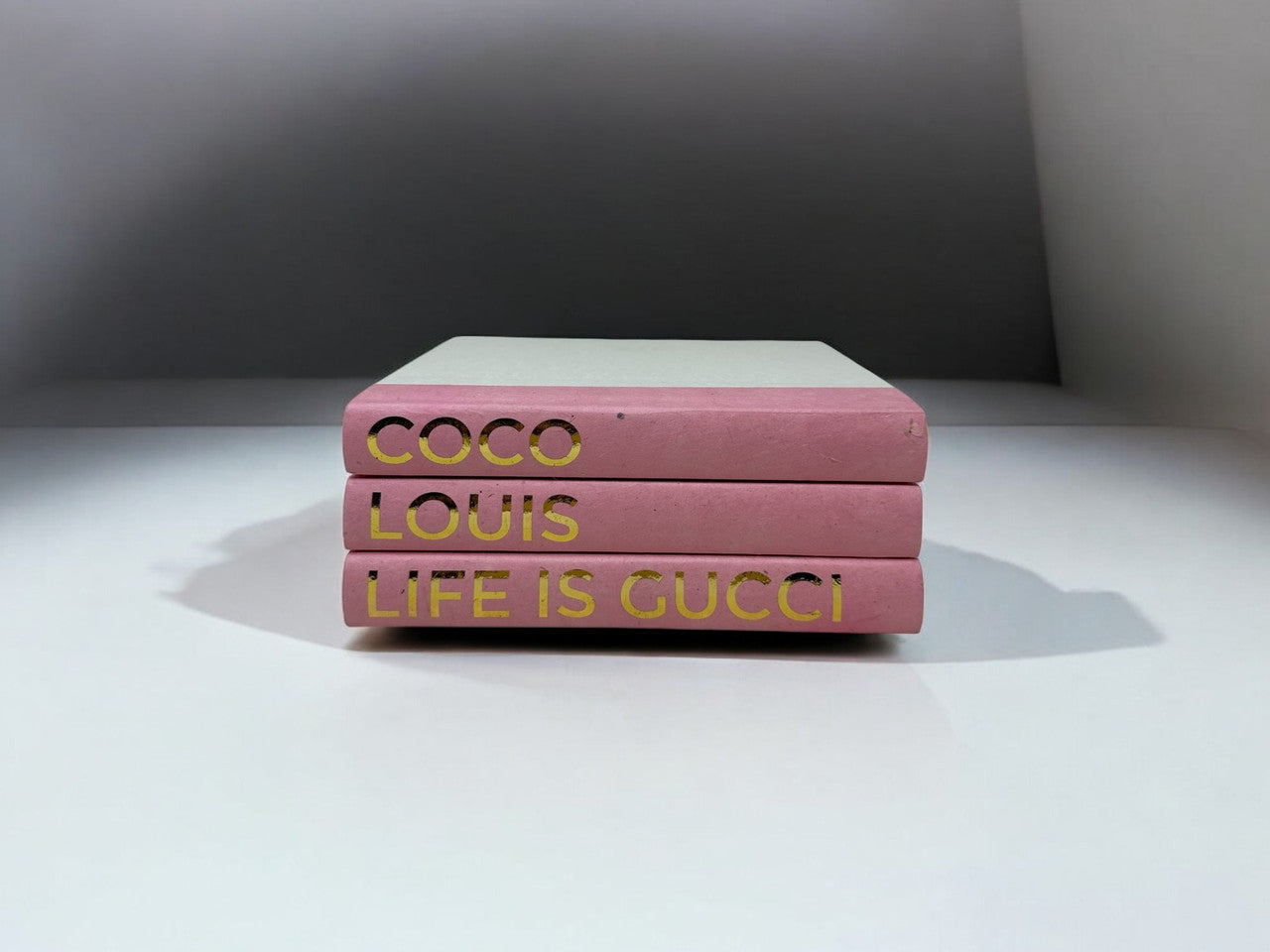 3 Vol Coco, Louis, LIG on Light Pink/ Off-White Covers / 9.5"