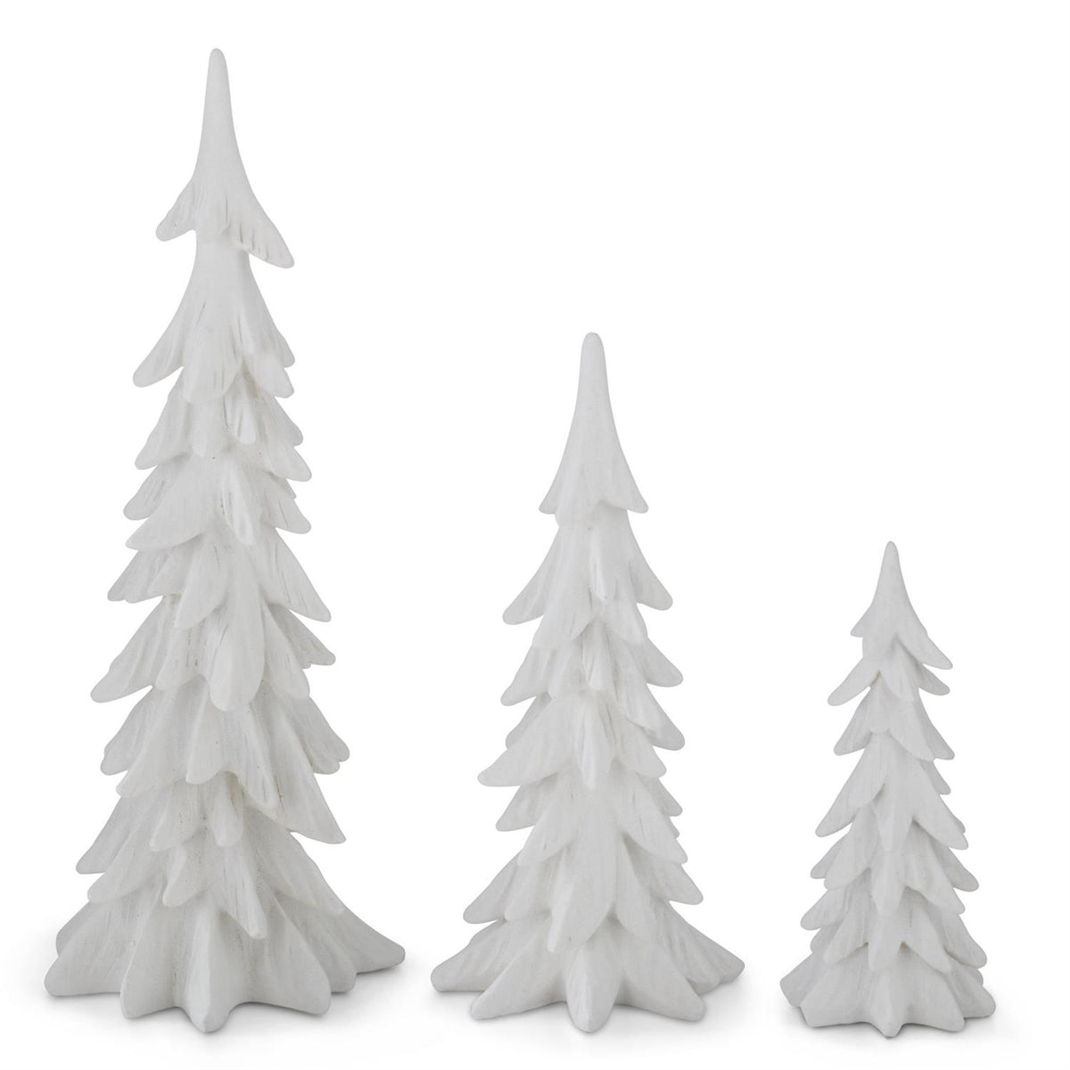 Set of 3 Velvet Christmas Trees β Small, Medium & Large - Green or White