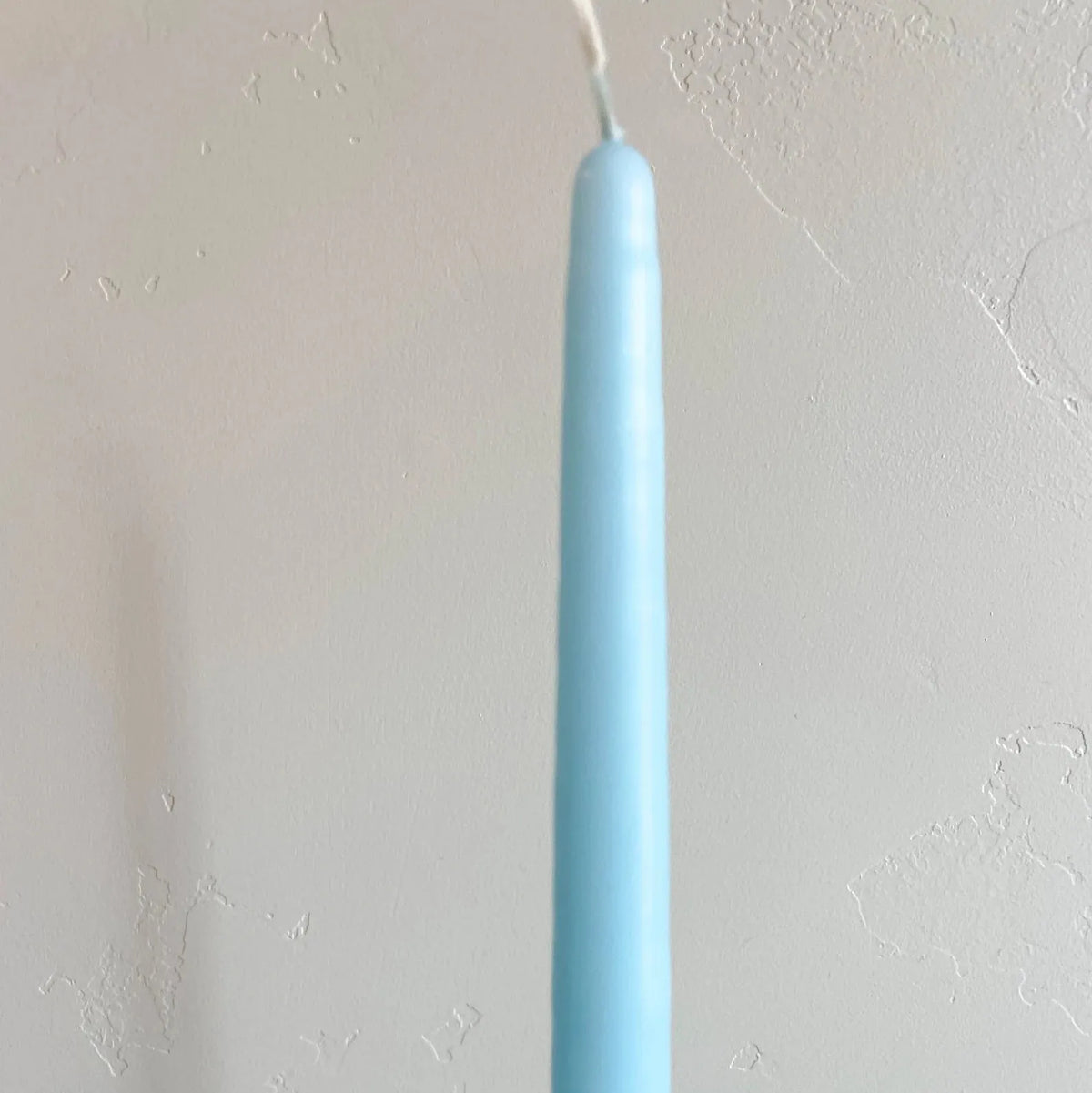 Robins Egg Blue Hand-Dipped Tapered Candle