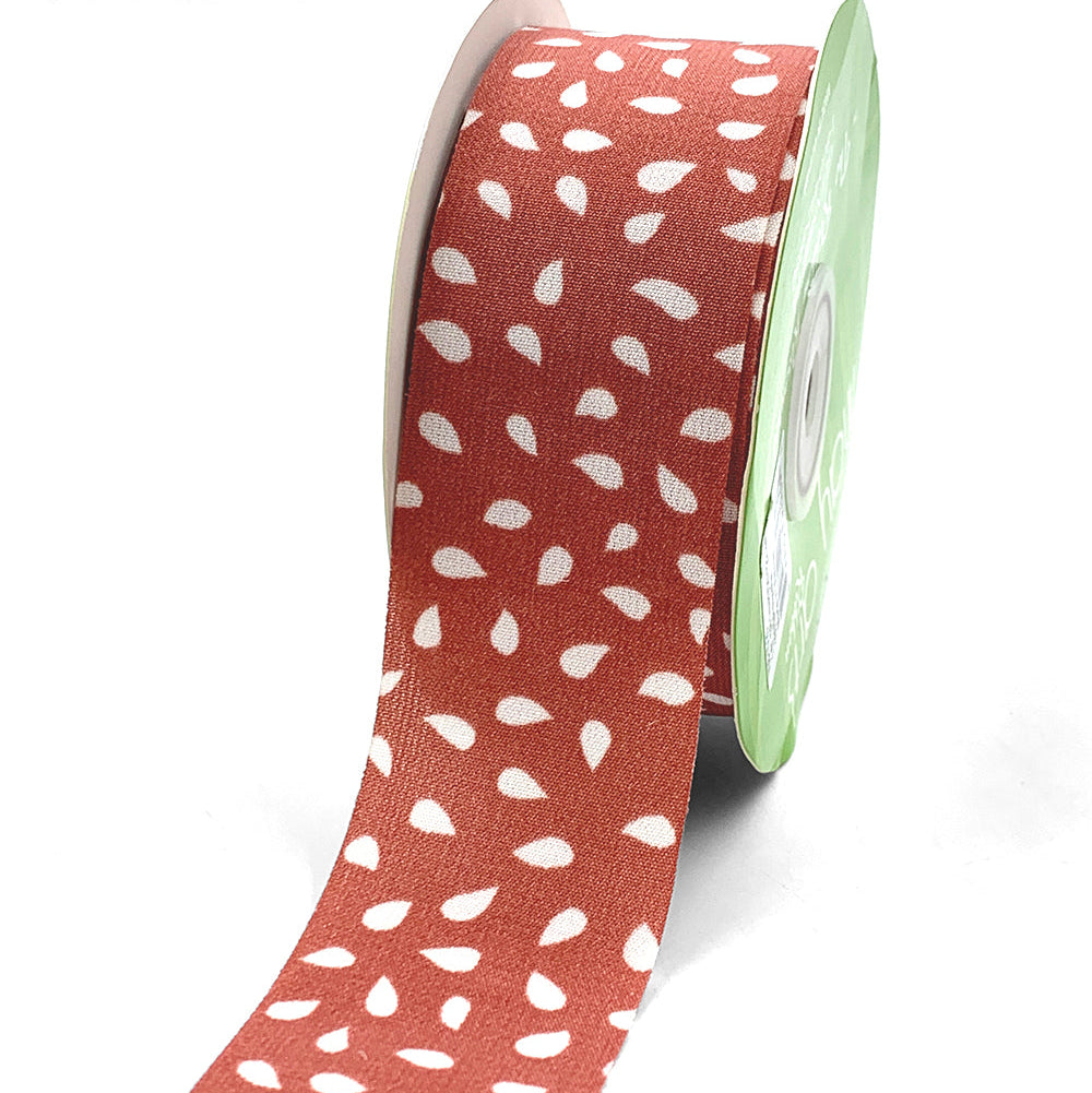 1.5″ x 25 Yard Abstract Seeds Print Ribbon