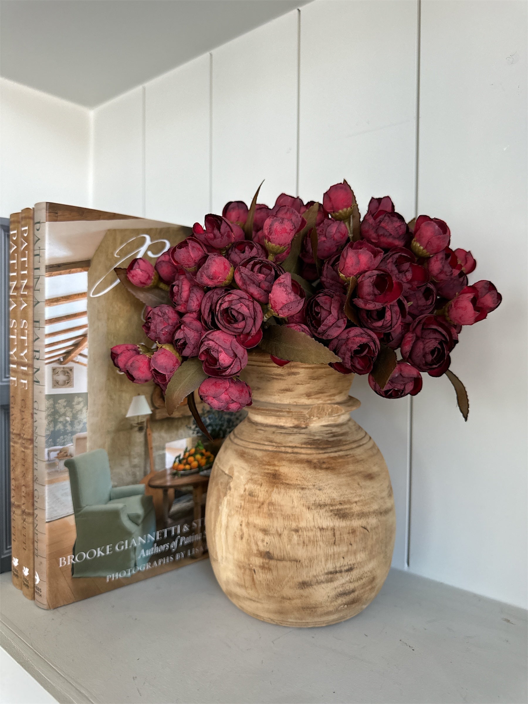 10.5 Inch Fuchsia Mini Ranunculus Bud Bundle (5 Stem)