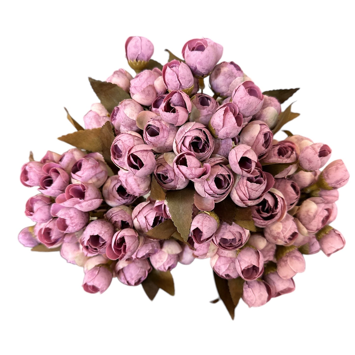 10.5 Inch Light Purple Mini Ranunculus Bud Bundle (5 Stem)