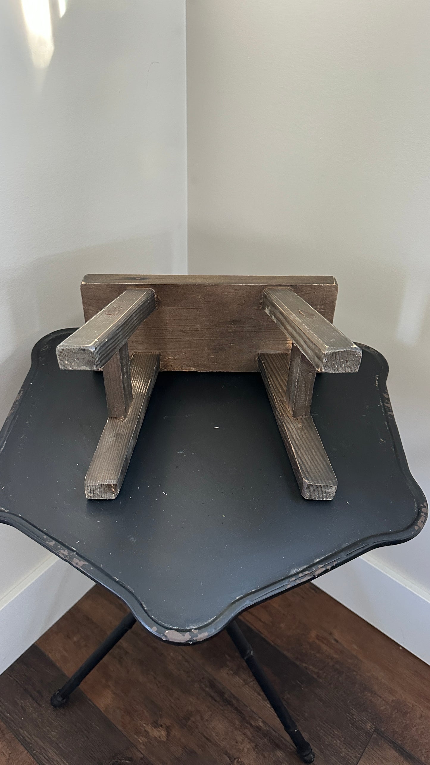 10" Rustic Handmade Mini Stool