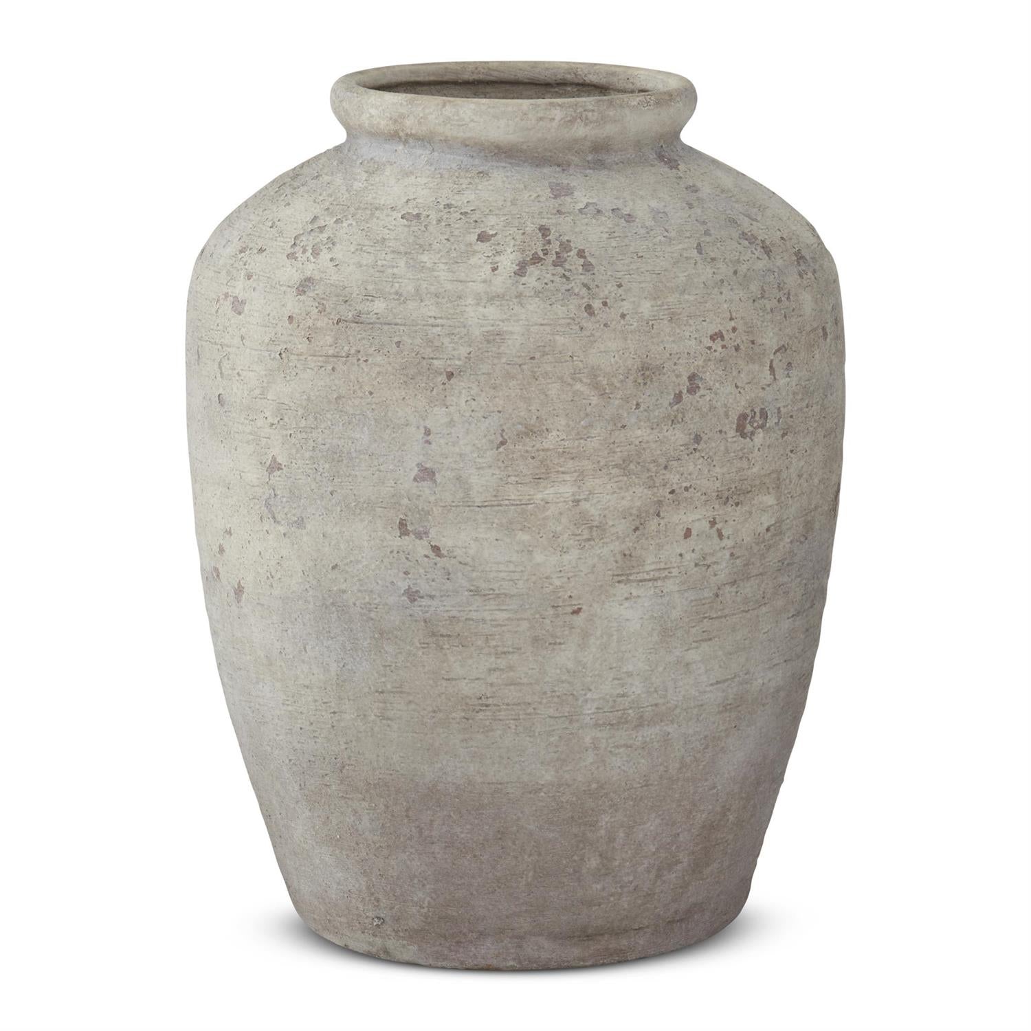 16-inch-textured-taupe-distressed-ceramic-vase